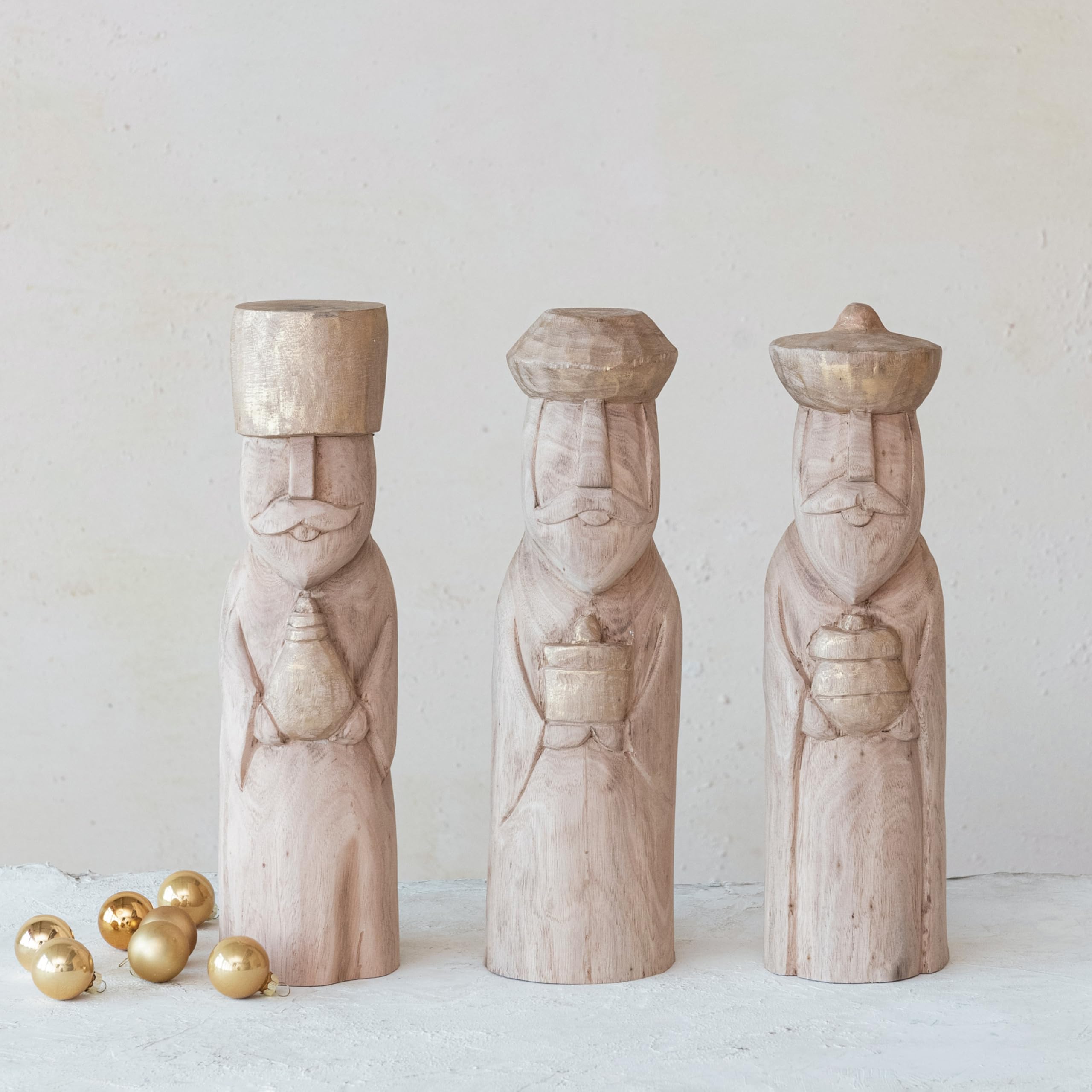 Amazon.com: Creative Co-Op Hand-Carved Mango Wood Wise Men Amazon.com: Creative Co-Op Hand-Carved Mango Wood Wise Men